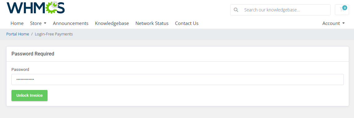 Login-Free Payments For WHMCS: Module Screenshot 7