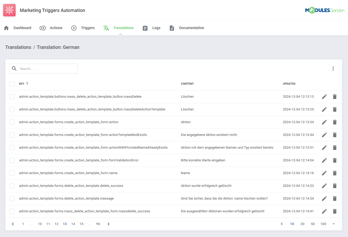 Marketing Triggers Automation For WHMCS: Module Screenshot 15