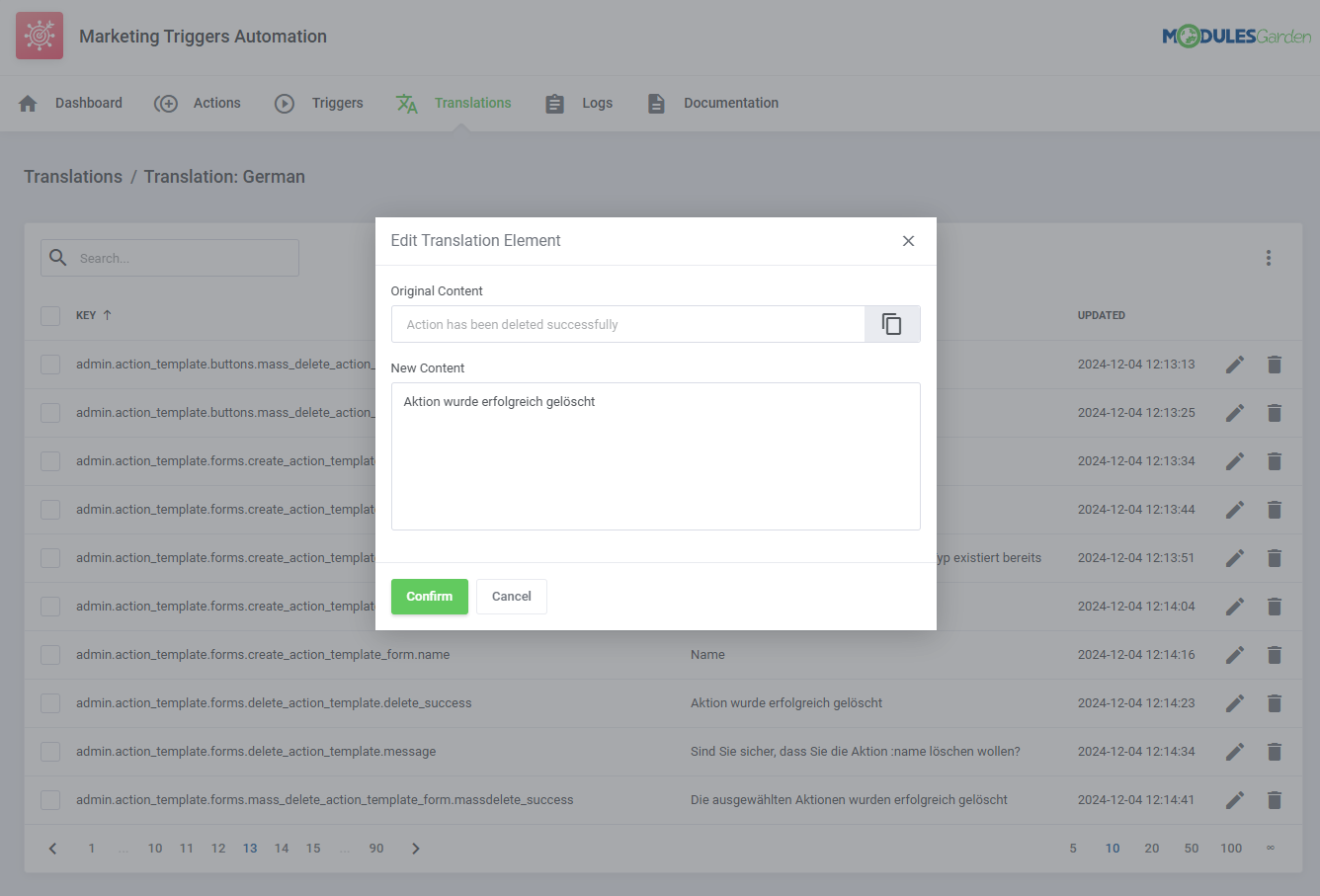 Marketing Triggers Automation For WHMCS: Module Screenshot 16