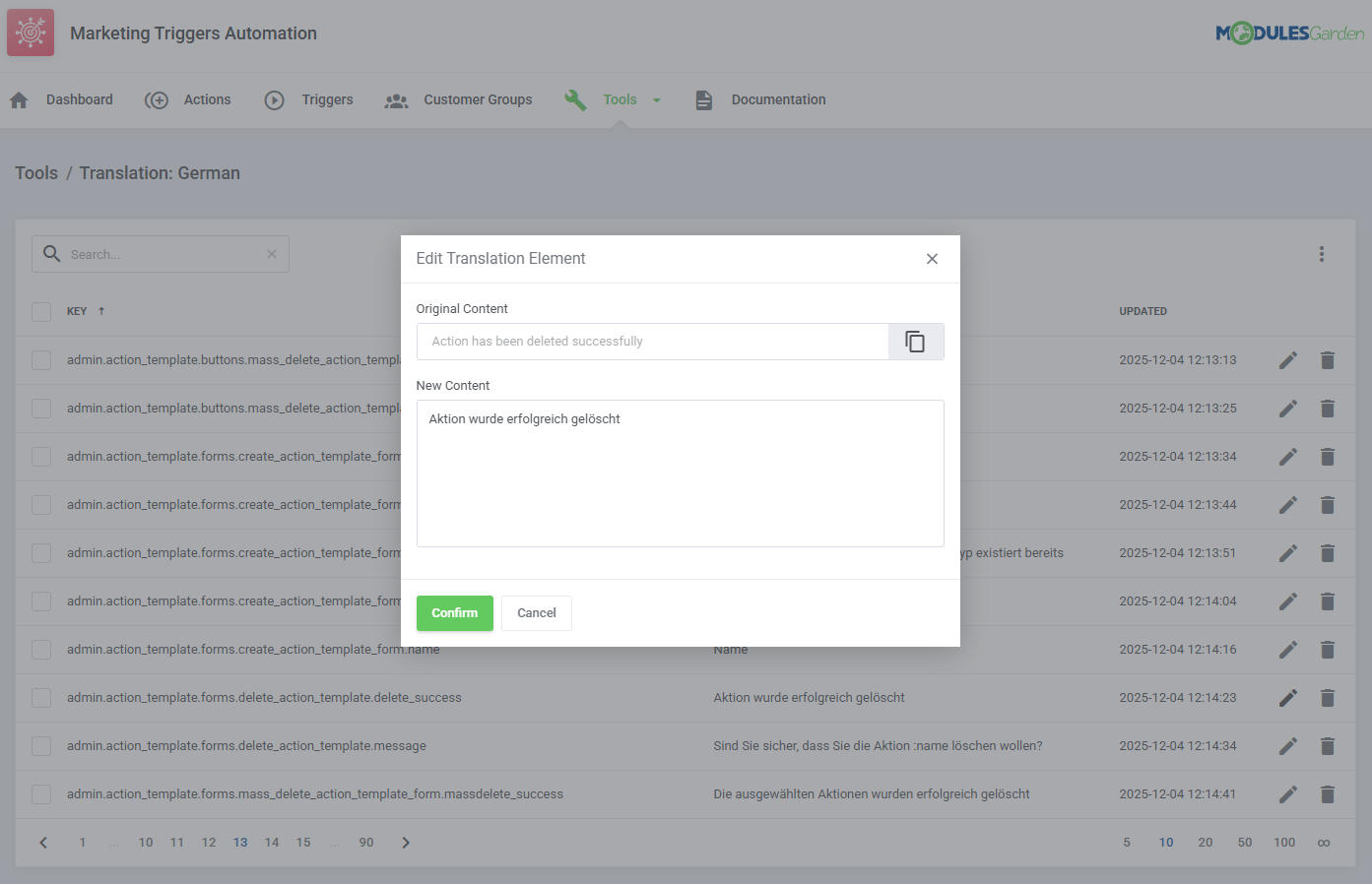 Marketing Triggers Automation For WHMCS: Module Screenshot 19
