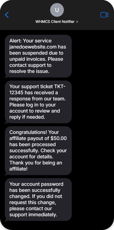 Marketing Triggers Automation For WHMCS: Module Screenshot 24