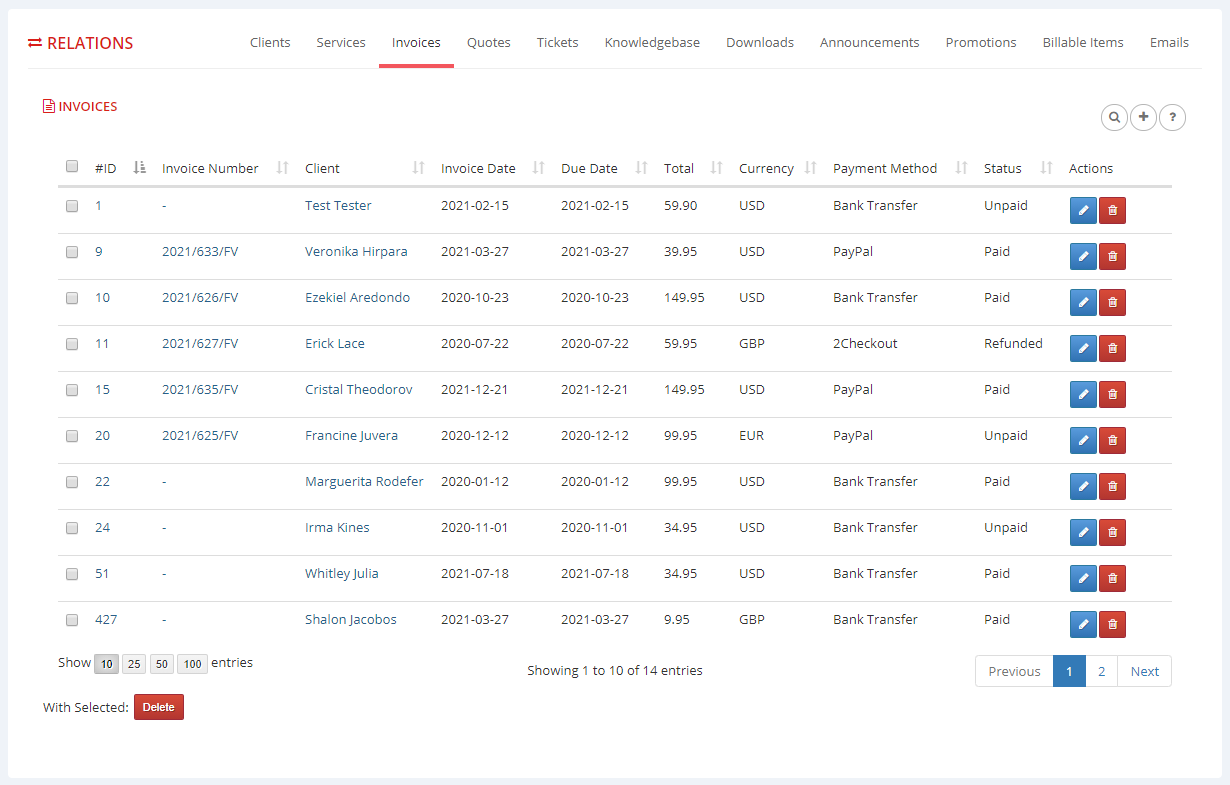 Multibrand For WHMCS: Module Screenshot 13