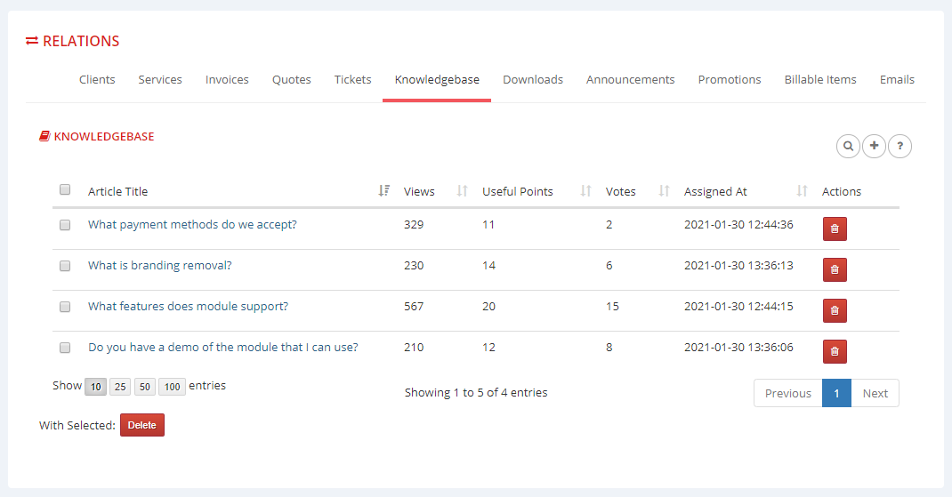 Multibrand For WHMCS: Module Screenshot 16