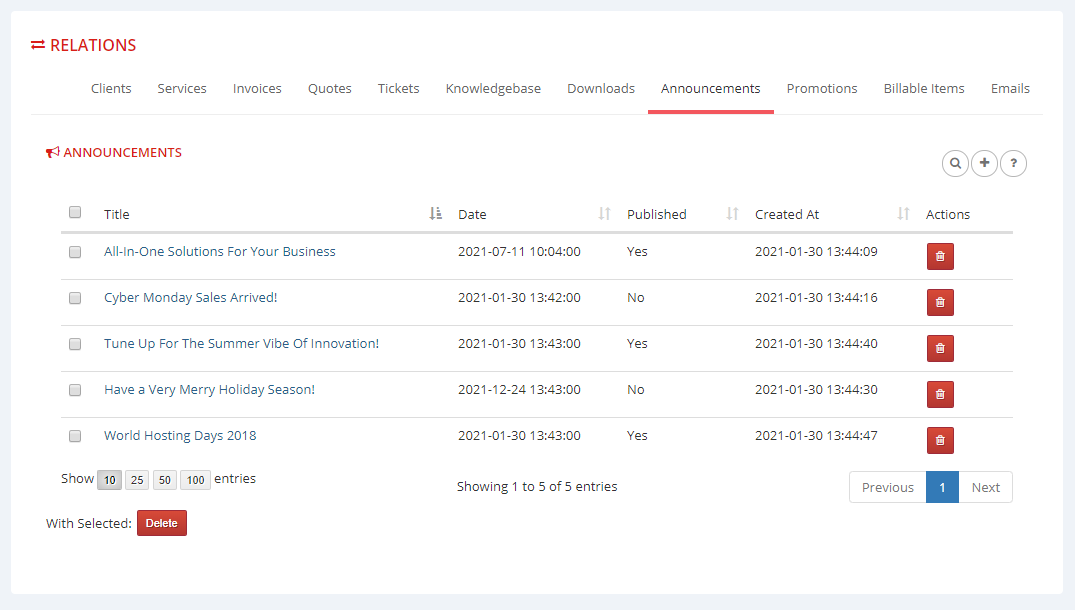 Multibrand For WHMCS: Module Screenshot 18
