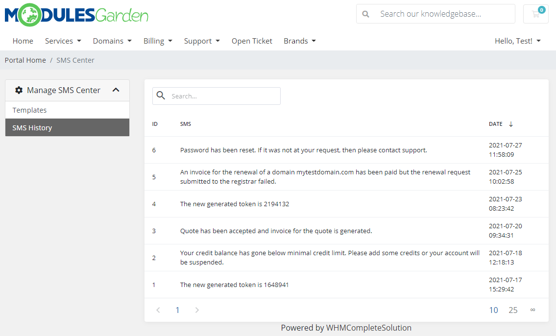 Multibrand For WHMCS: Module Screenshot 31