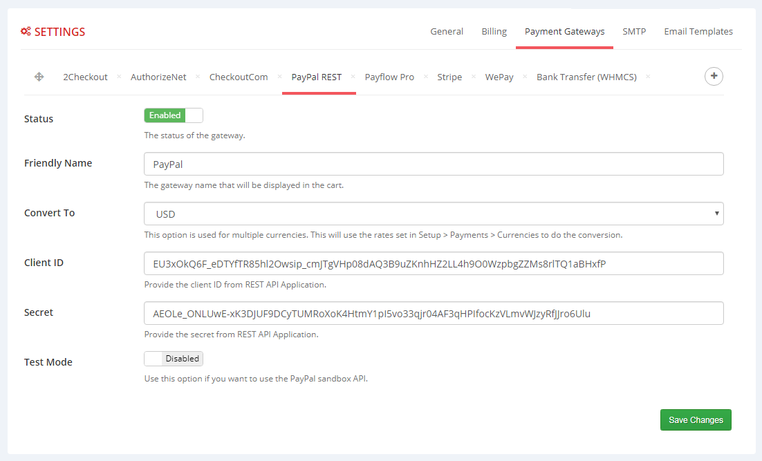 Multibrand For WHMCS: Module Screenshot 4