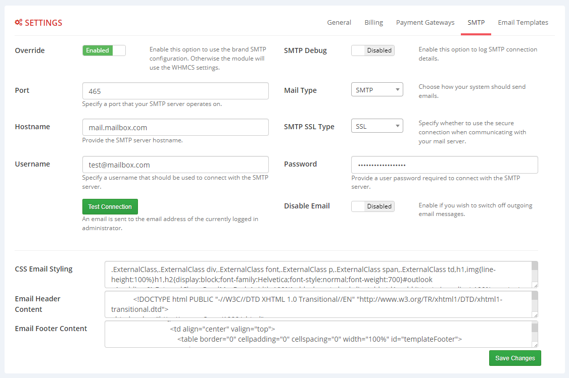Multibrand For WHMCS: Module Screenshot 5