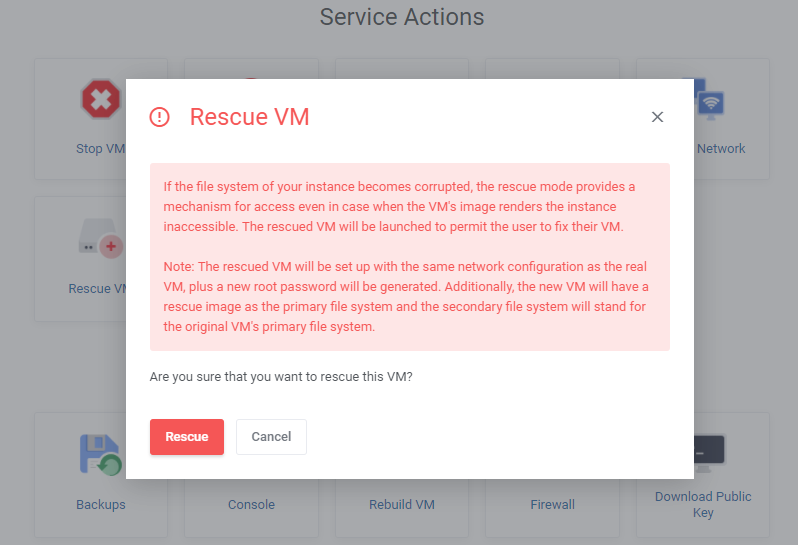 OpenStack VPS & Cloud For WHMCS: Module Screenshot 8