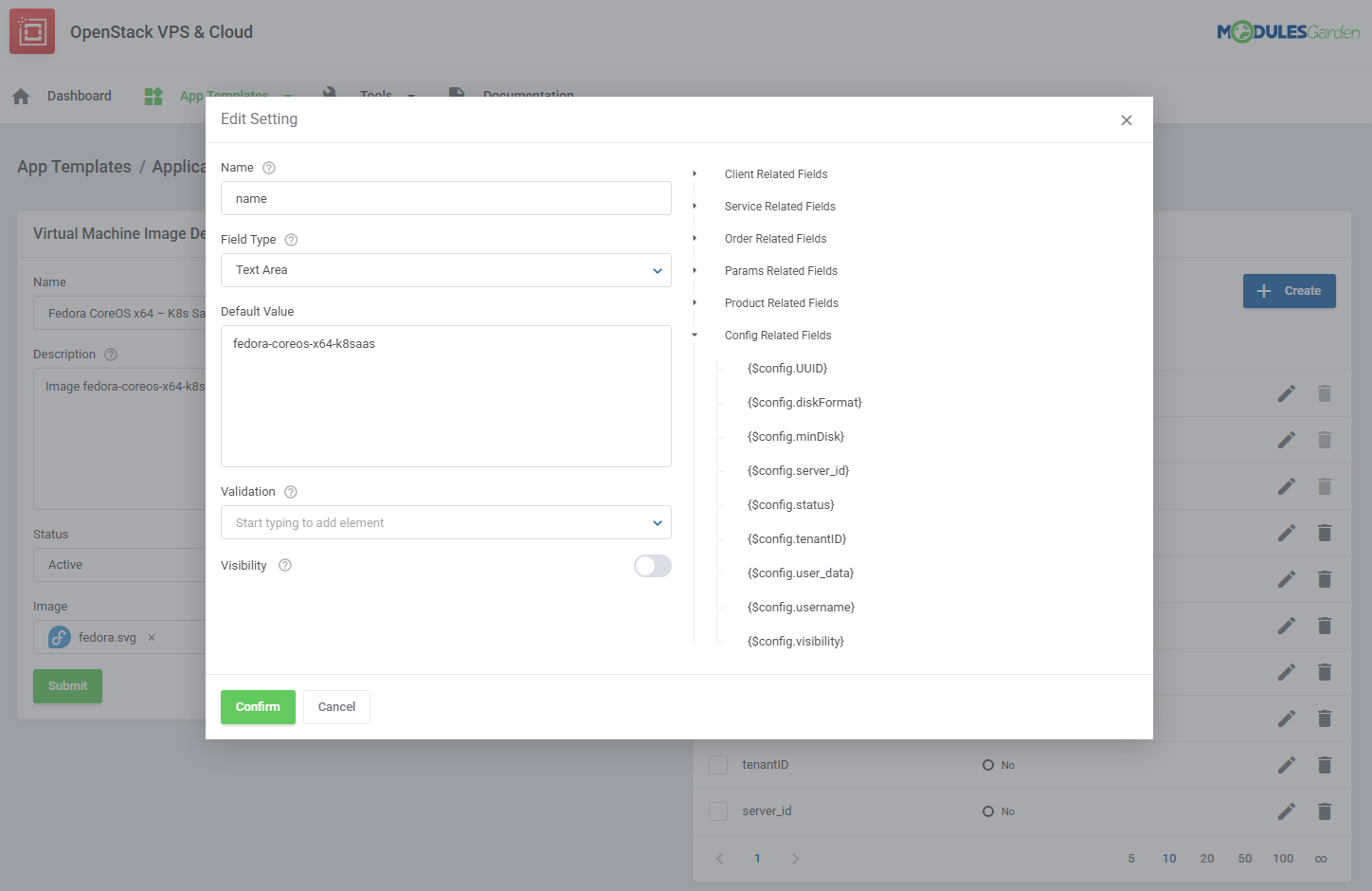 OpenStack VPS & Cloud For WHMCS: Module Screenshot 14