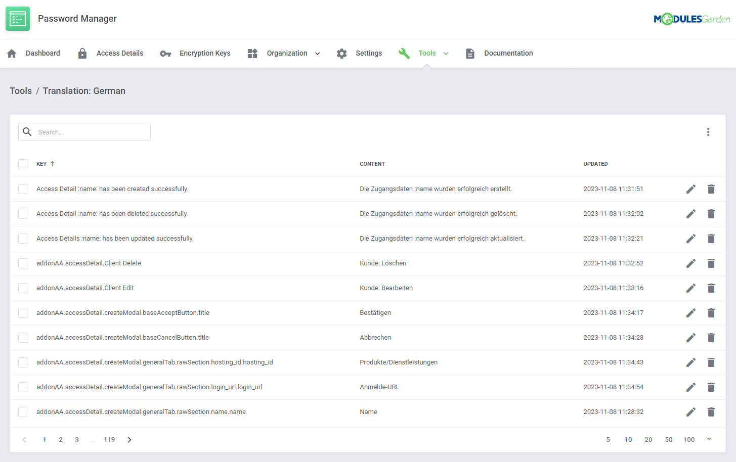 Password Manager For WHMCS: Module Screenshot 31