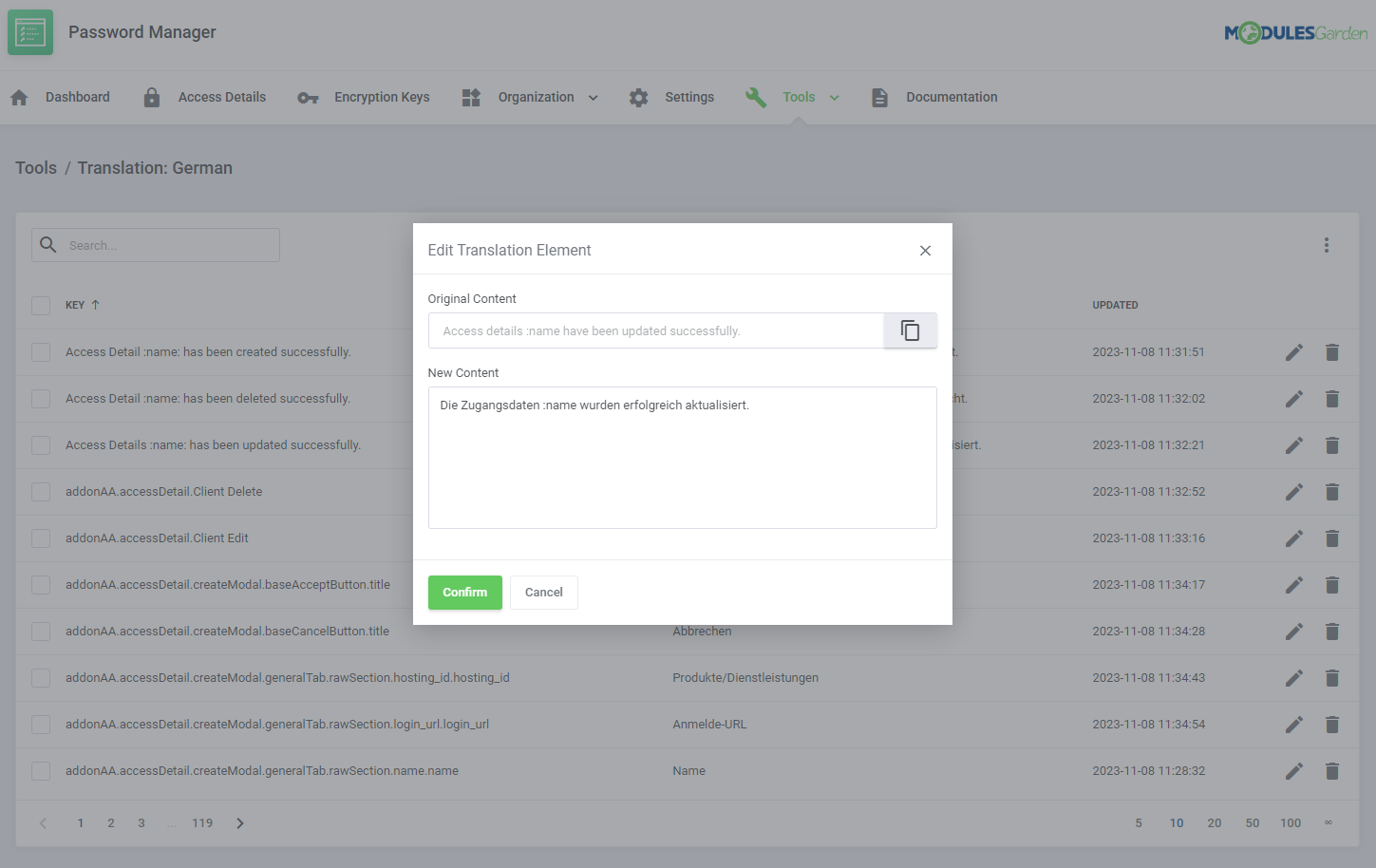 Password Manager For WHMCS: Module Screenshot 32