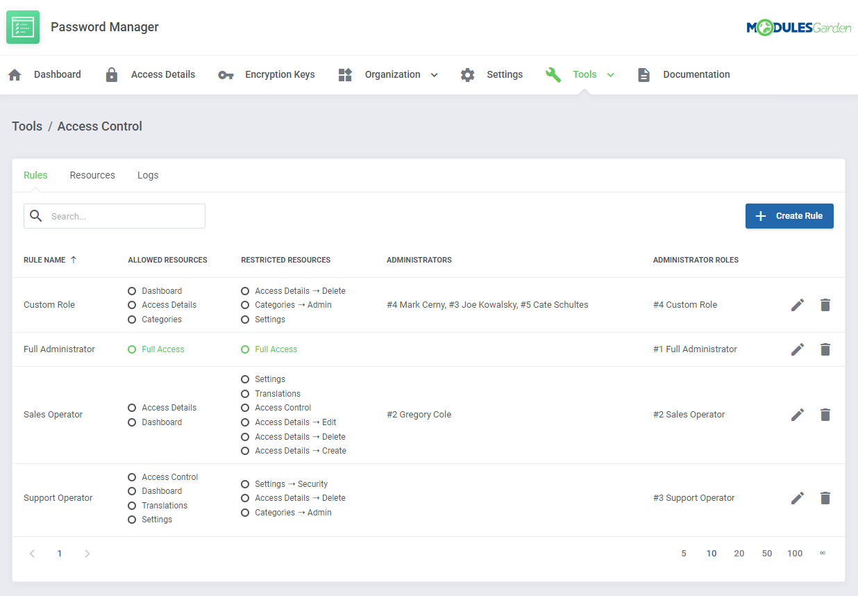 Password Manager For WHMCS: Module Screenshot 33