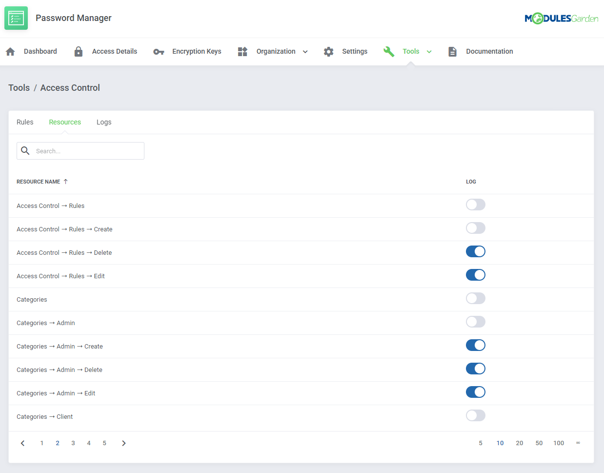 Password Manager For WHMCS: Module Screenshot 34