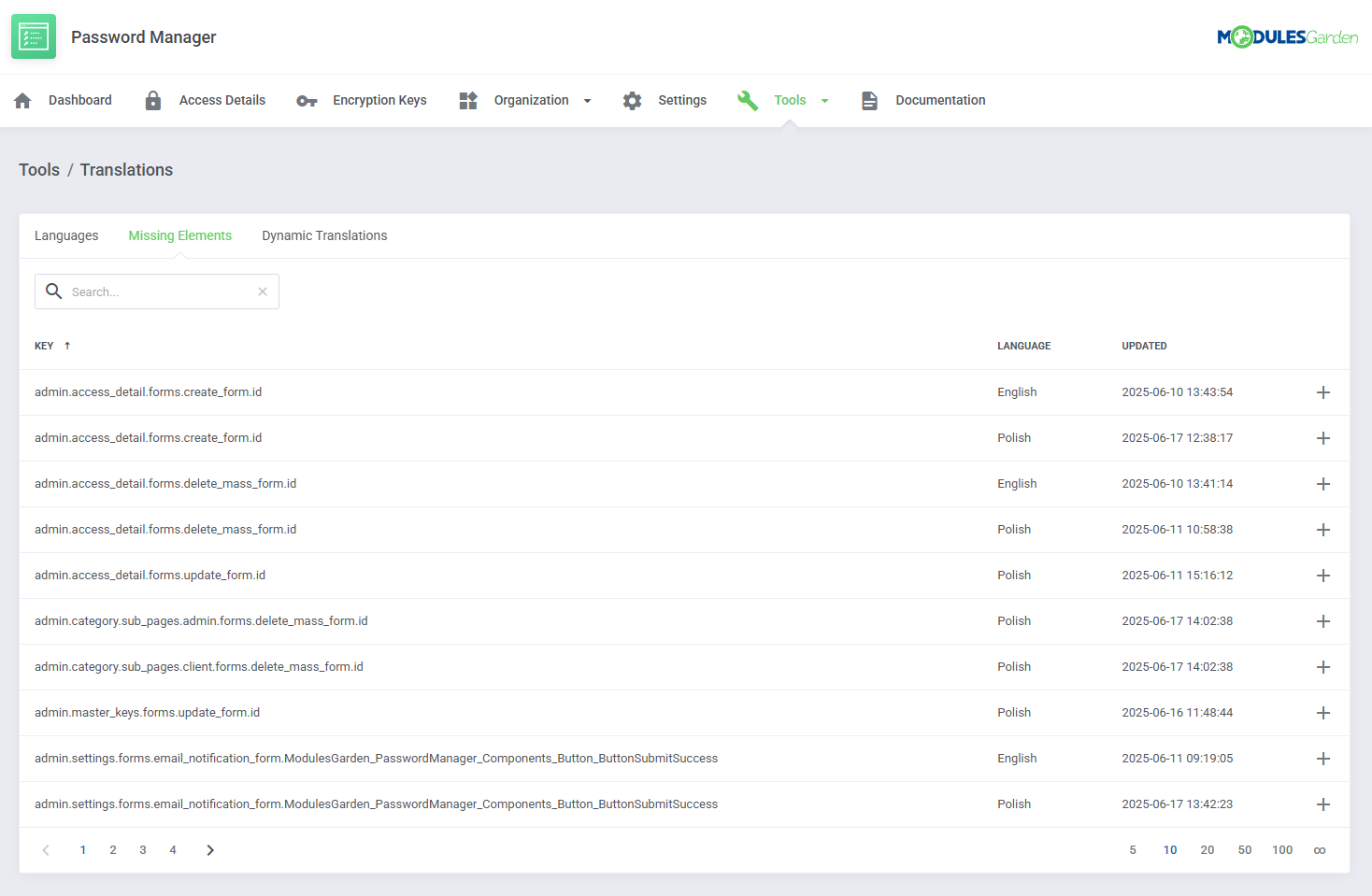Password Manager For WHMCS: Module Screenshot 36