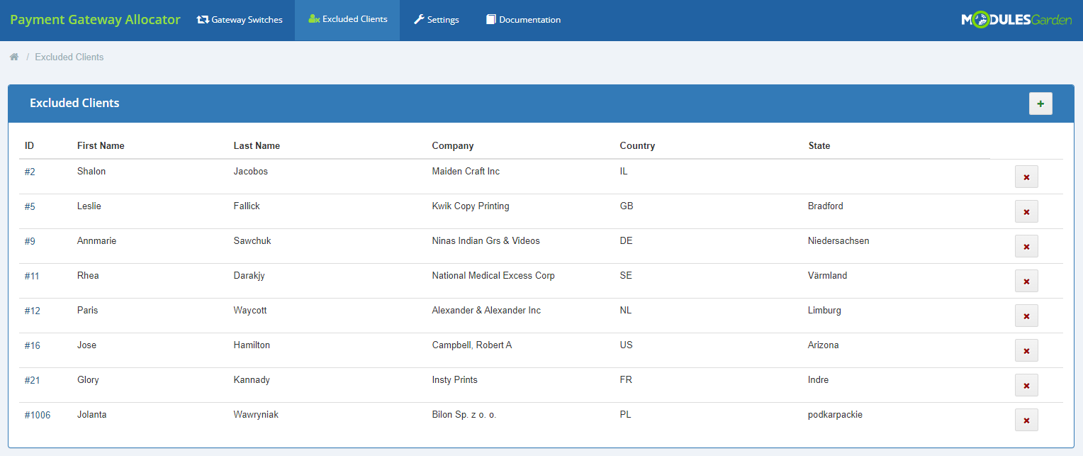Payment Gateway Allocator For WHMCS: Module Screenshot 7