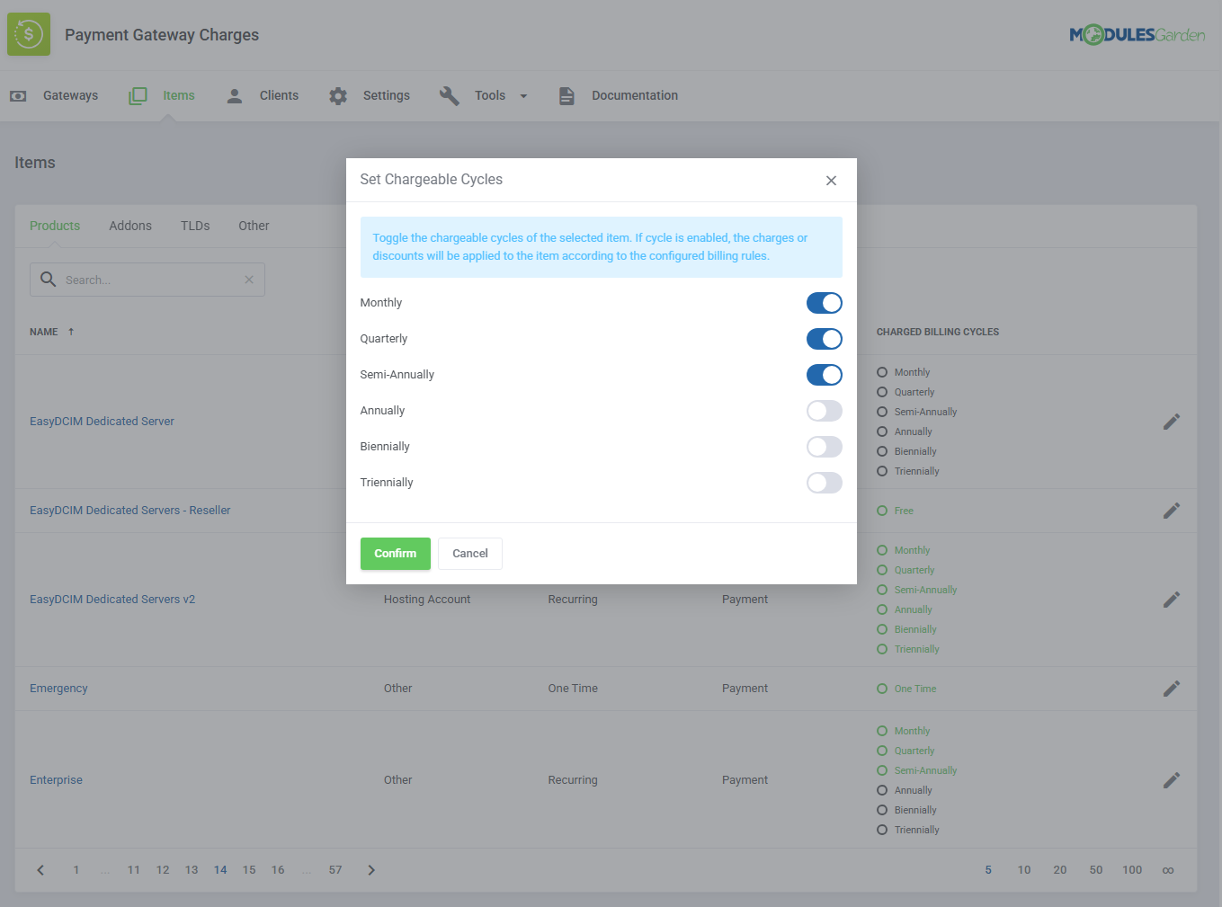 Payment Gateway Charges For WHMCS: Module Screenshot 13