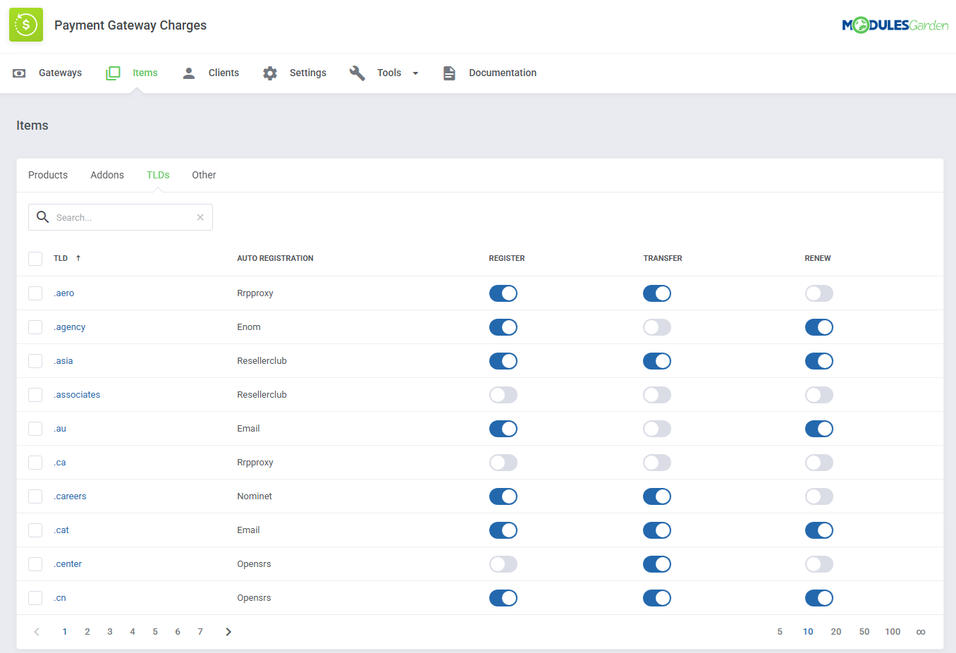 Payment Gateway Charges For WHMCS: Module Screenshot 15