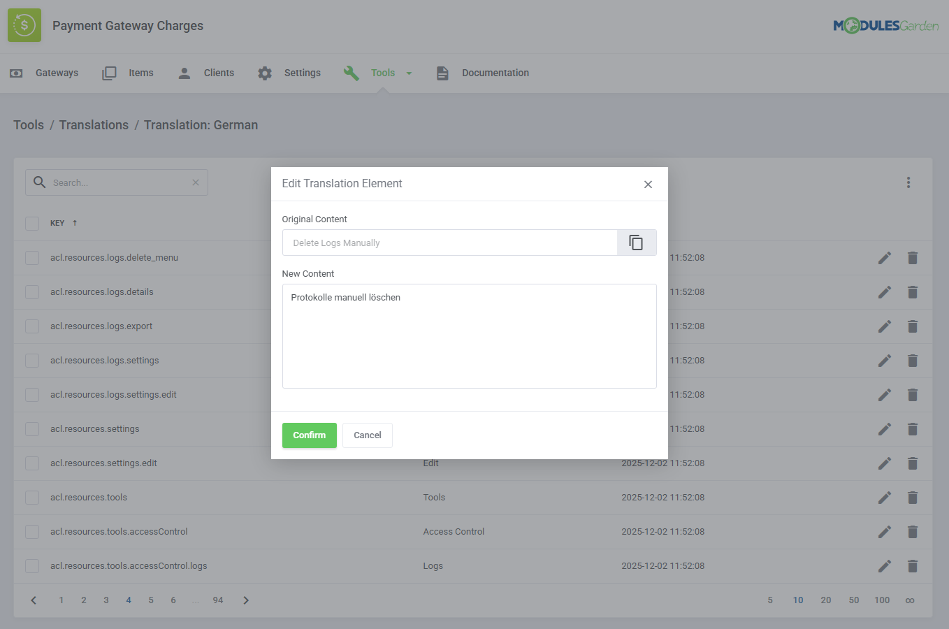 Payment Gateway Charges For WHMCS: Module Screenshot 24