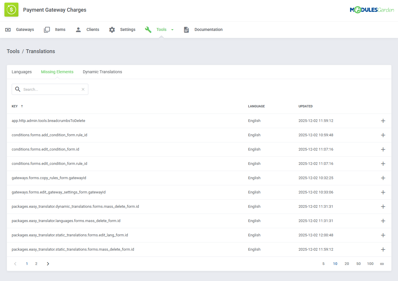 Payment Gateway Charges For WHMCS: Module Screenshot 25