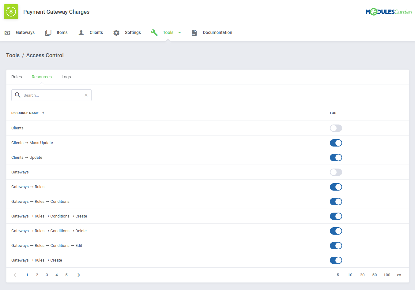 Payment Gateway Charges For WHMCS: Module Screenshot 27