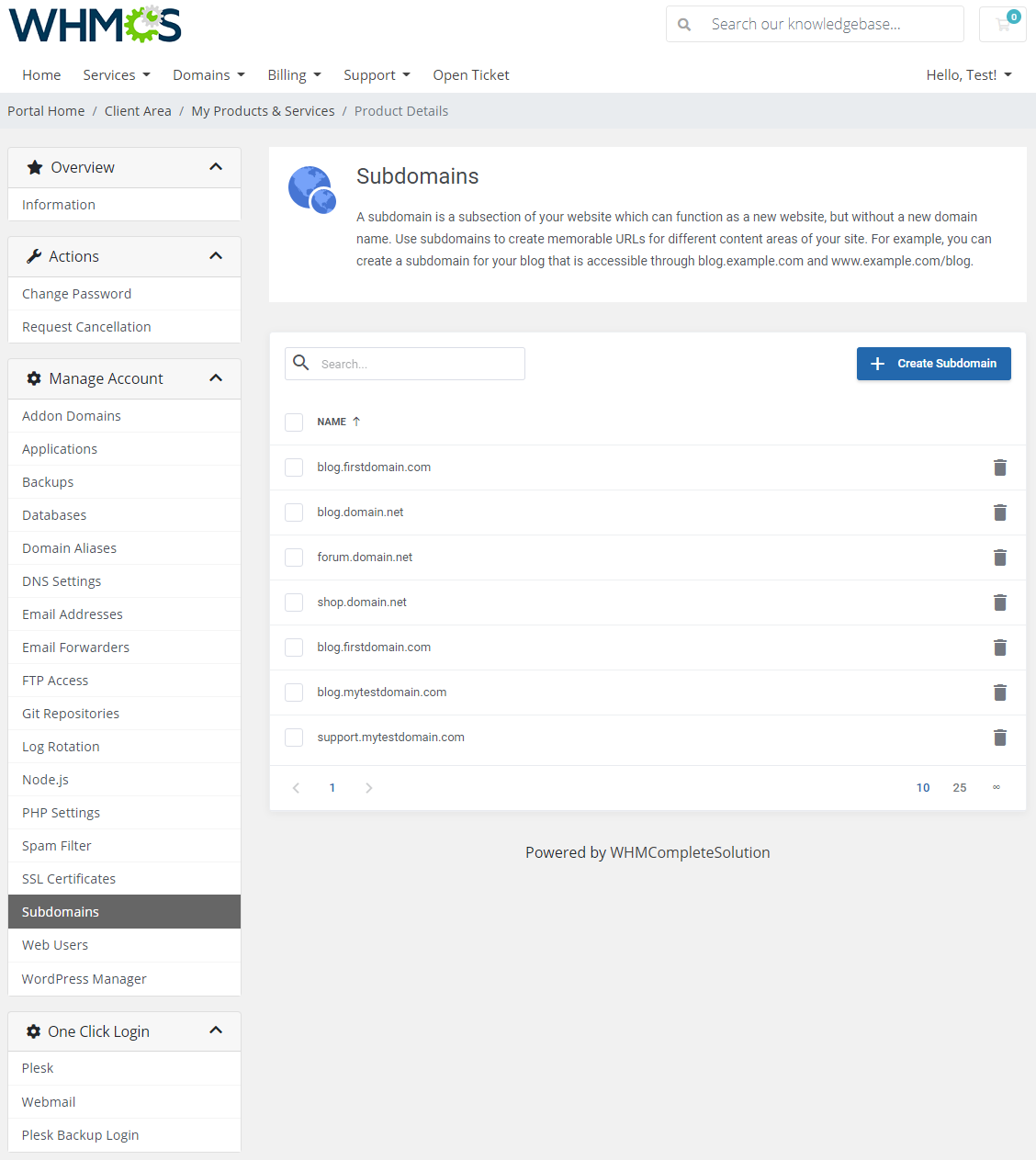Plesk Extended For WHMCS: Module Screenshot 20