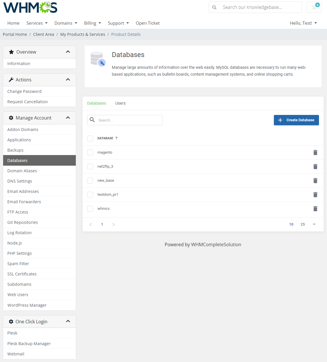 Plesk Extended For WHMCS: Module Screenshot 6