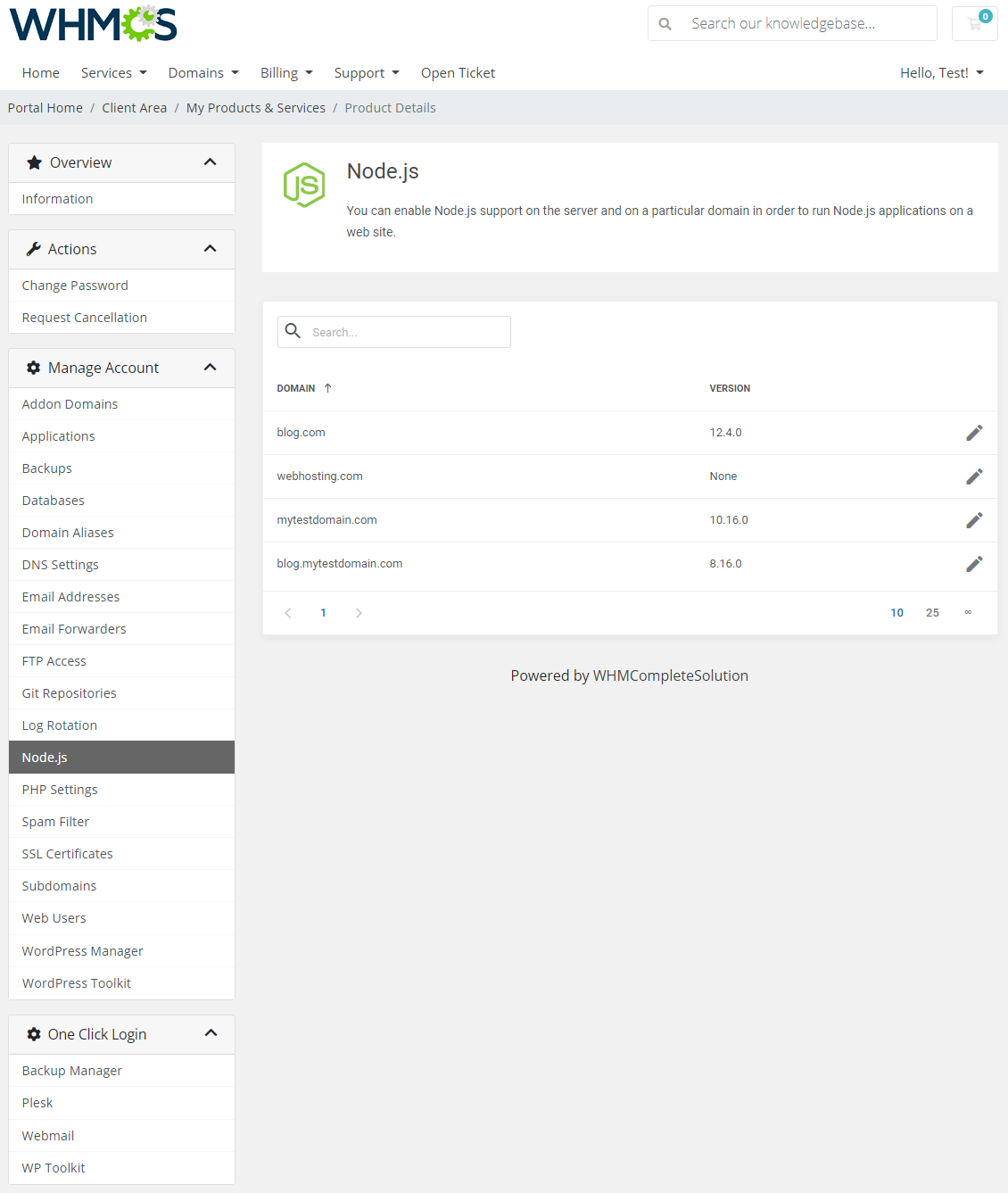 Plesk Extended For WHMCS: Module Screenshot 14