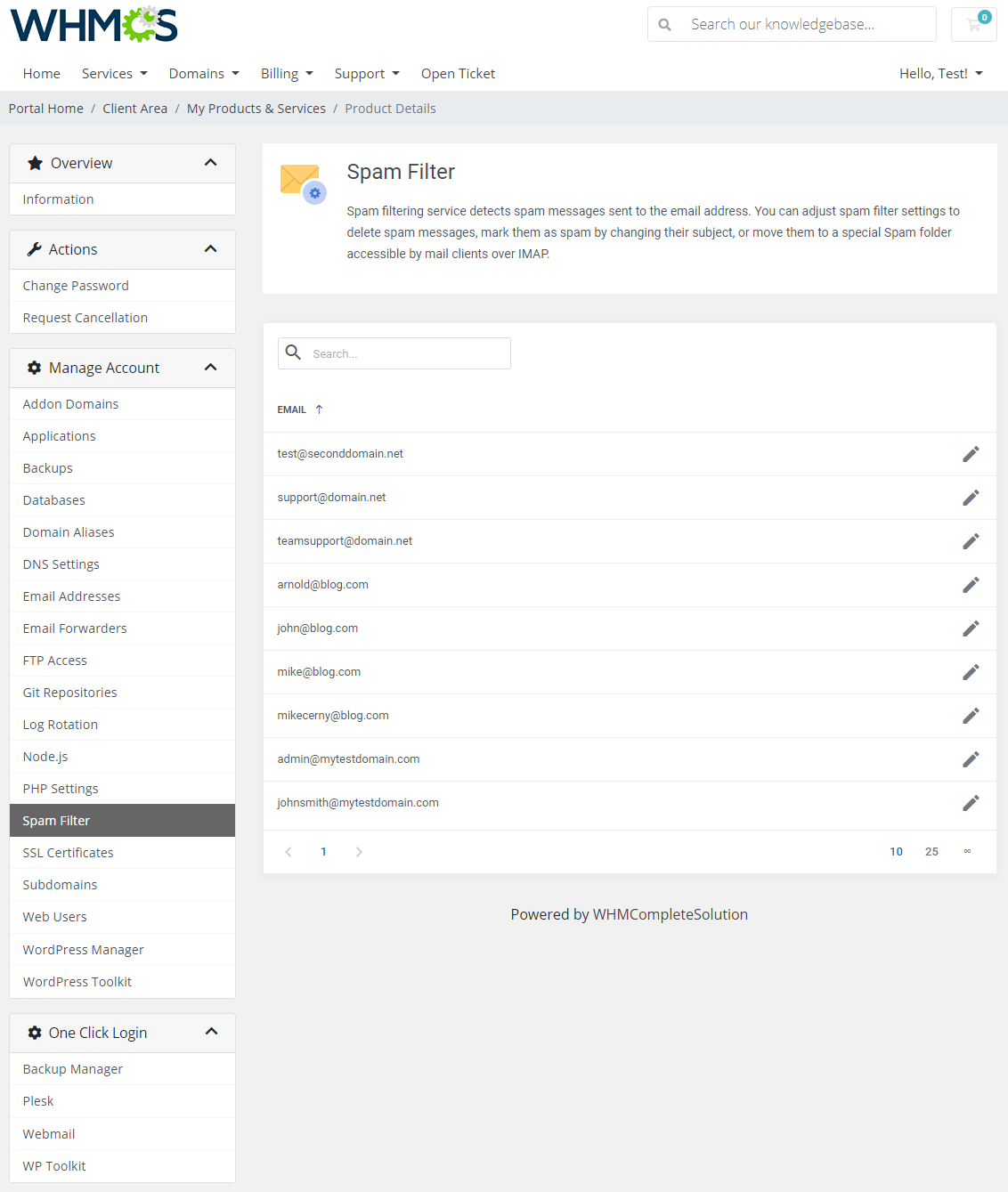 Plesk Extended For WHMCS: Module Screenshot 16