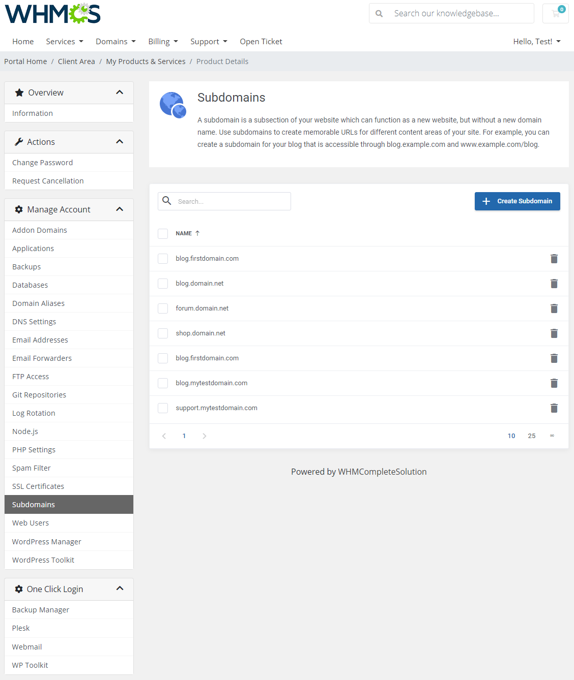 Plesk Extended For WHMCS: Module Screenshot 20