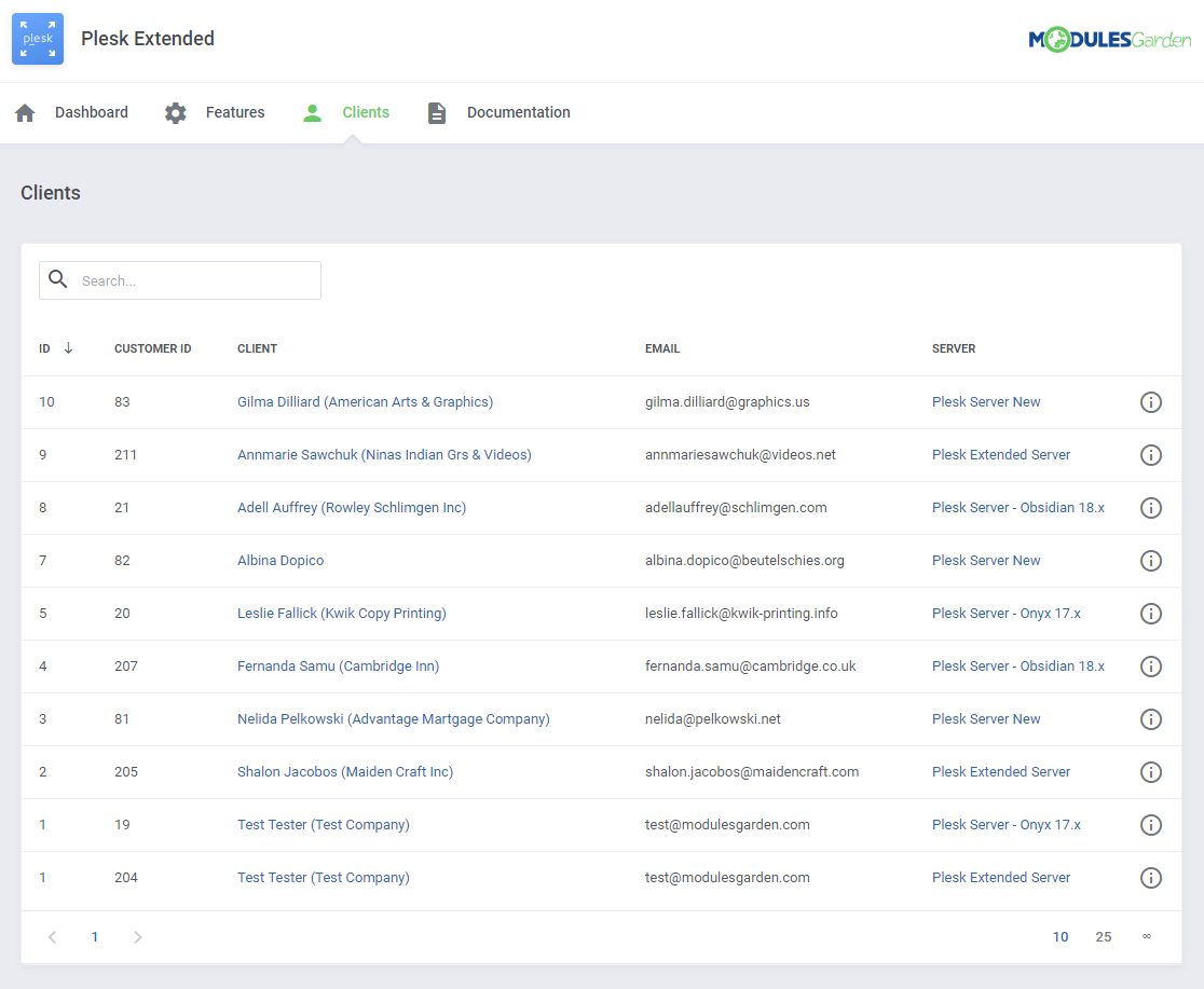 Plesk Extended For WHMCS: Module Screenshot 34