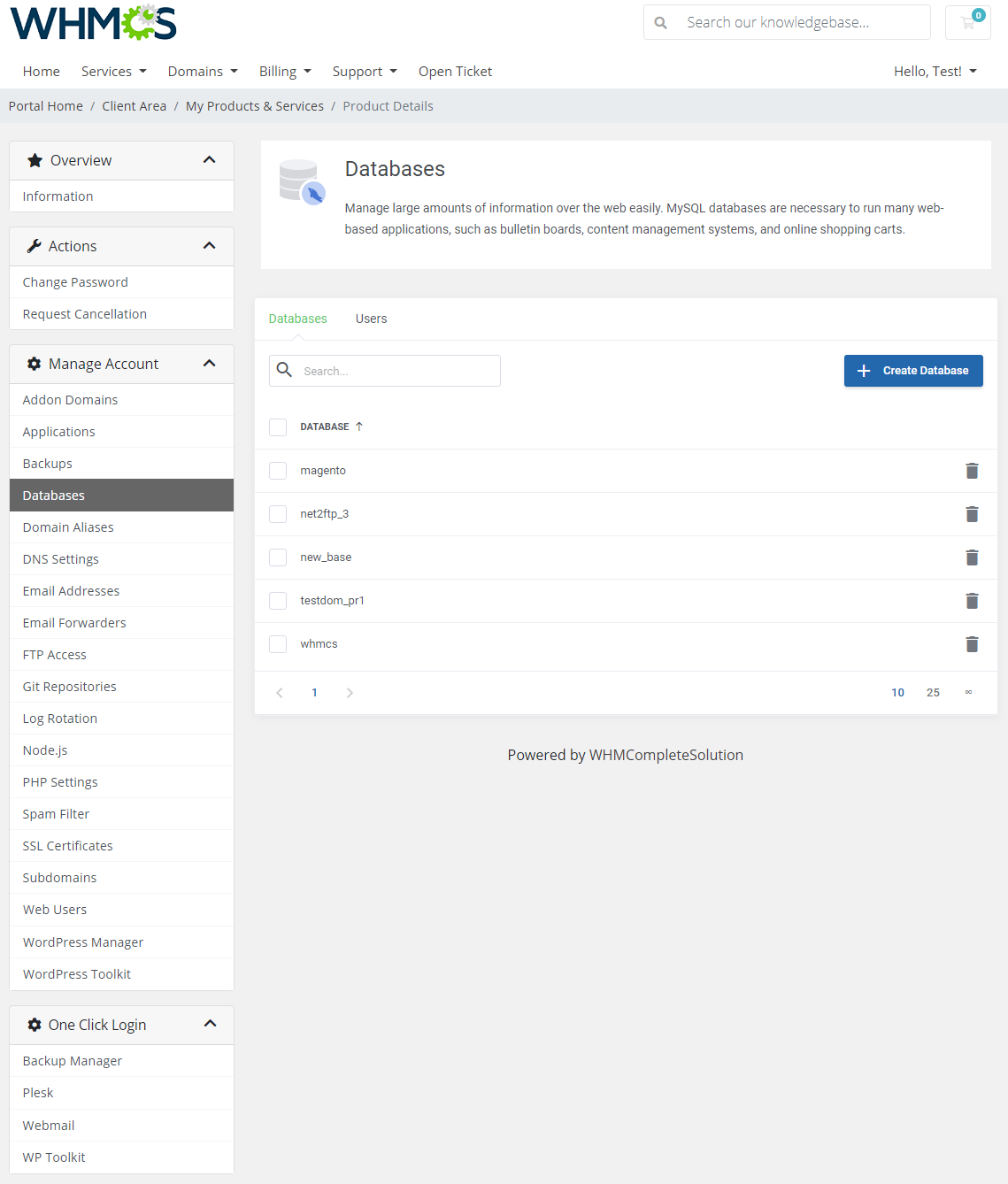 Plesk Extended For WHMCS: Module Screenshot 6