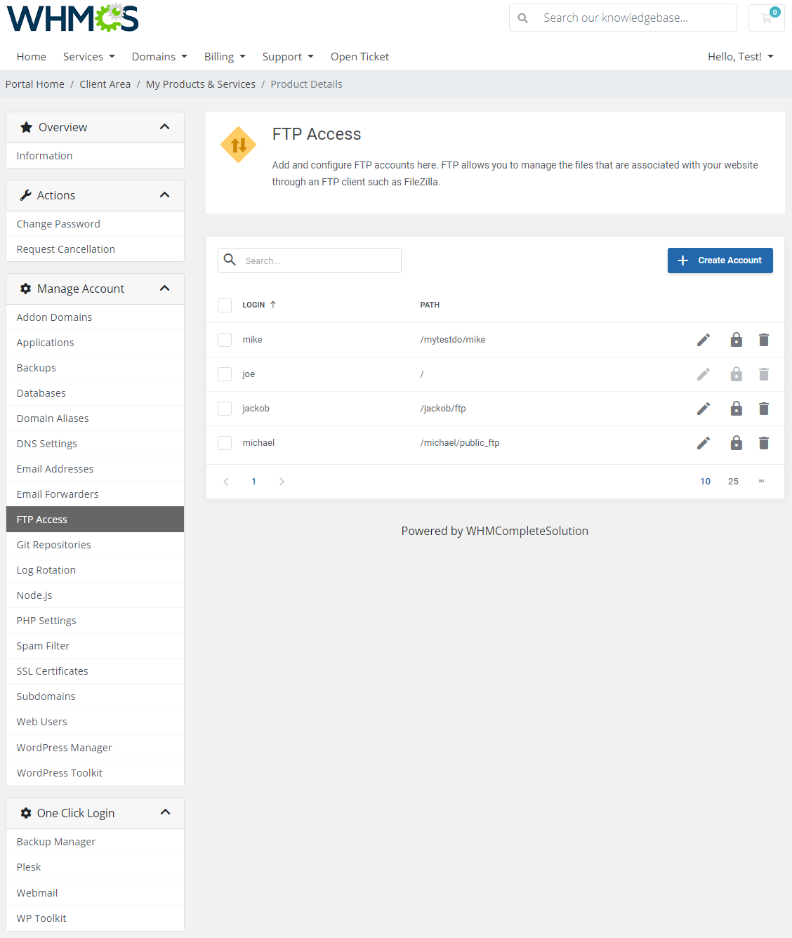 Plesk Extended For WHMCS: Module Screenshot 11