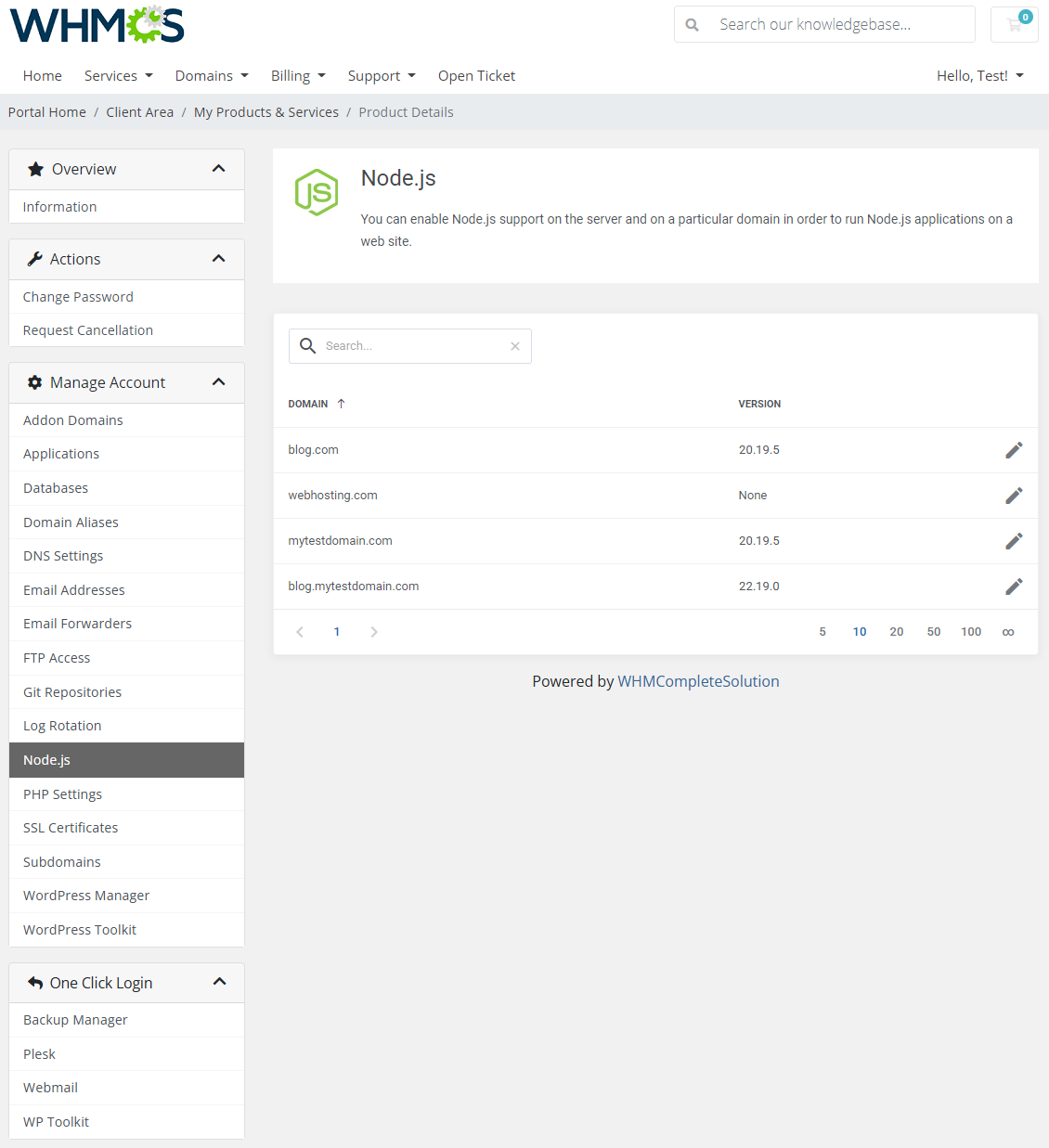 Plesk Extended For WHMCS: Module Screenshot 13