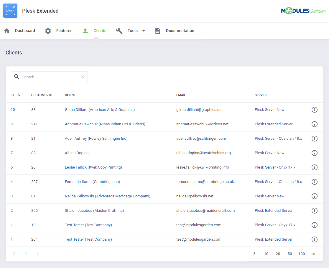 Plesk Extended For WHMCS: Module Screenshot 30