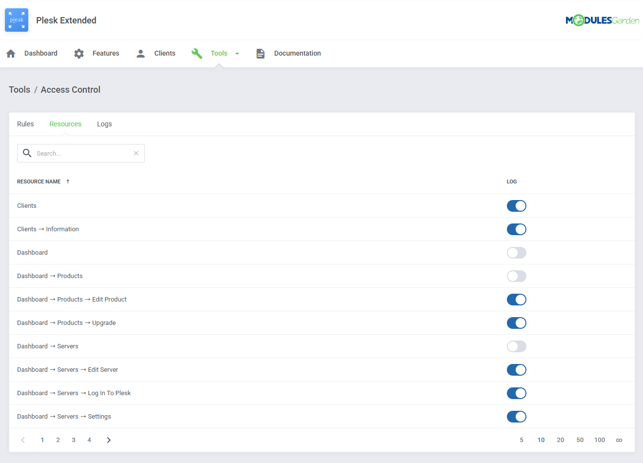 Plesk Extended For WHMCS: Module Screenshot 36