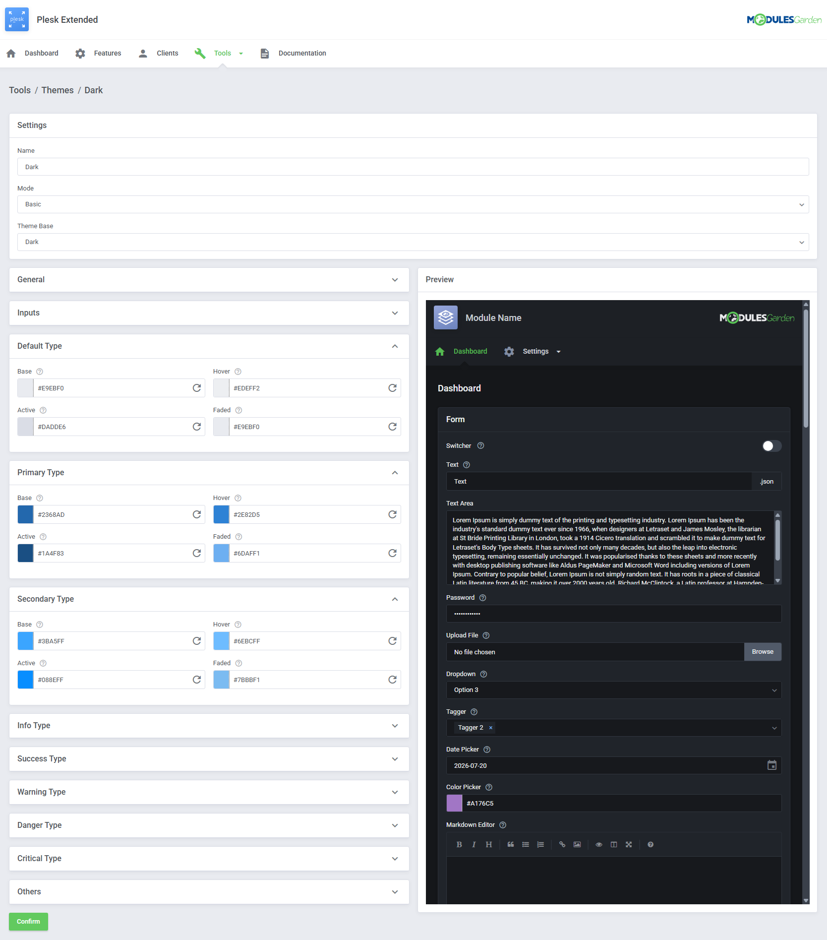 Plesk Extended For WHMCS: Module Screenshot 40