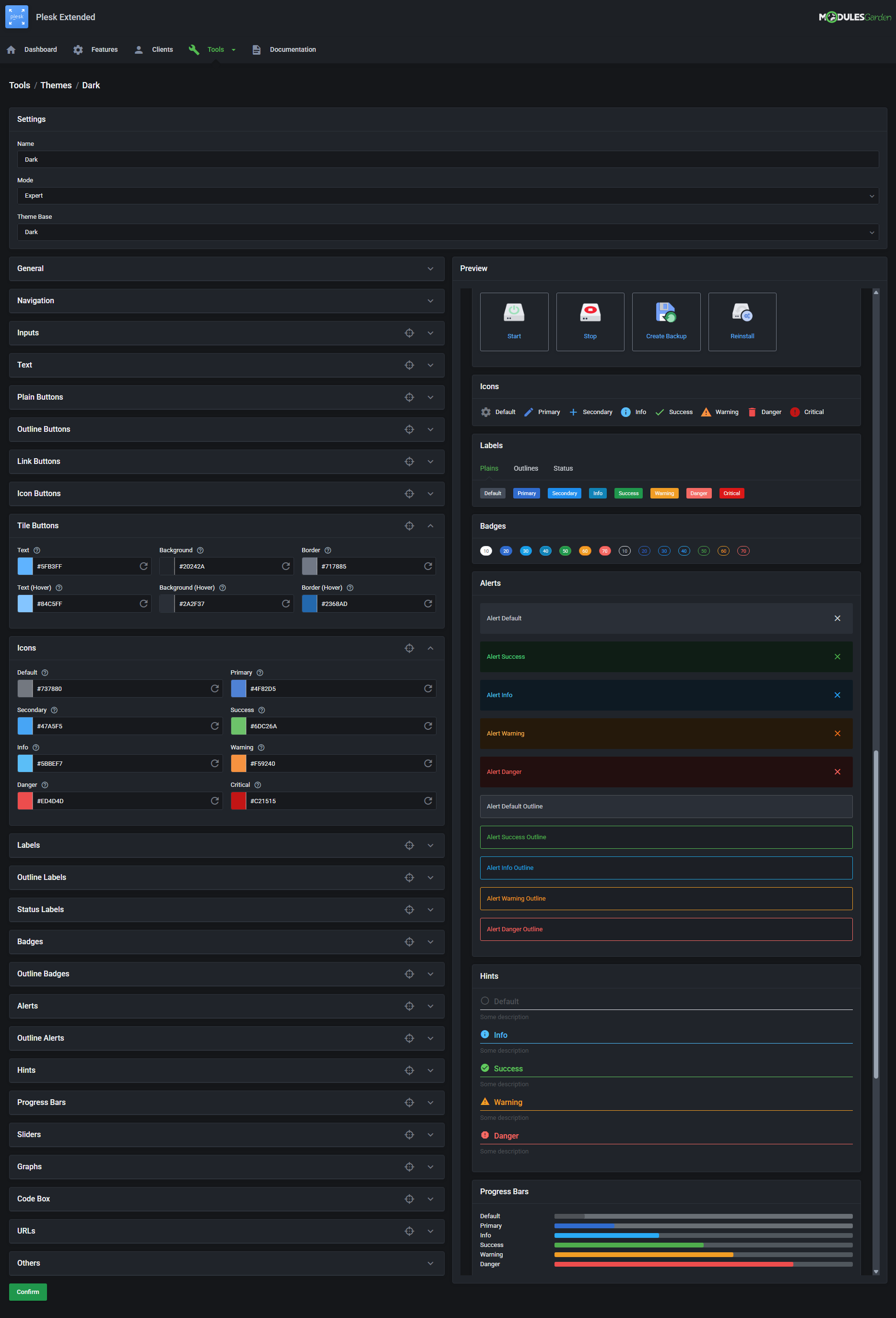 Plesk Extended For WHMCS: Module Screenshot 41