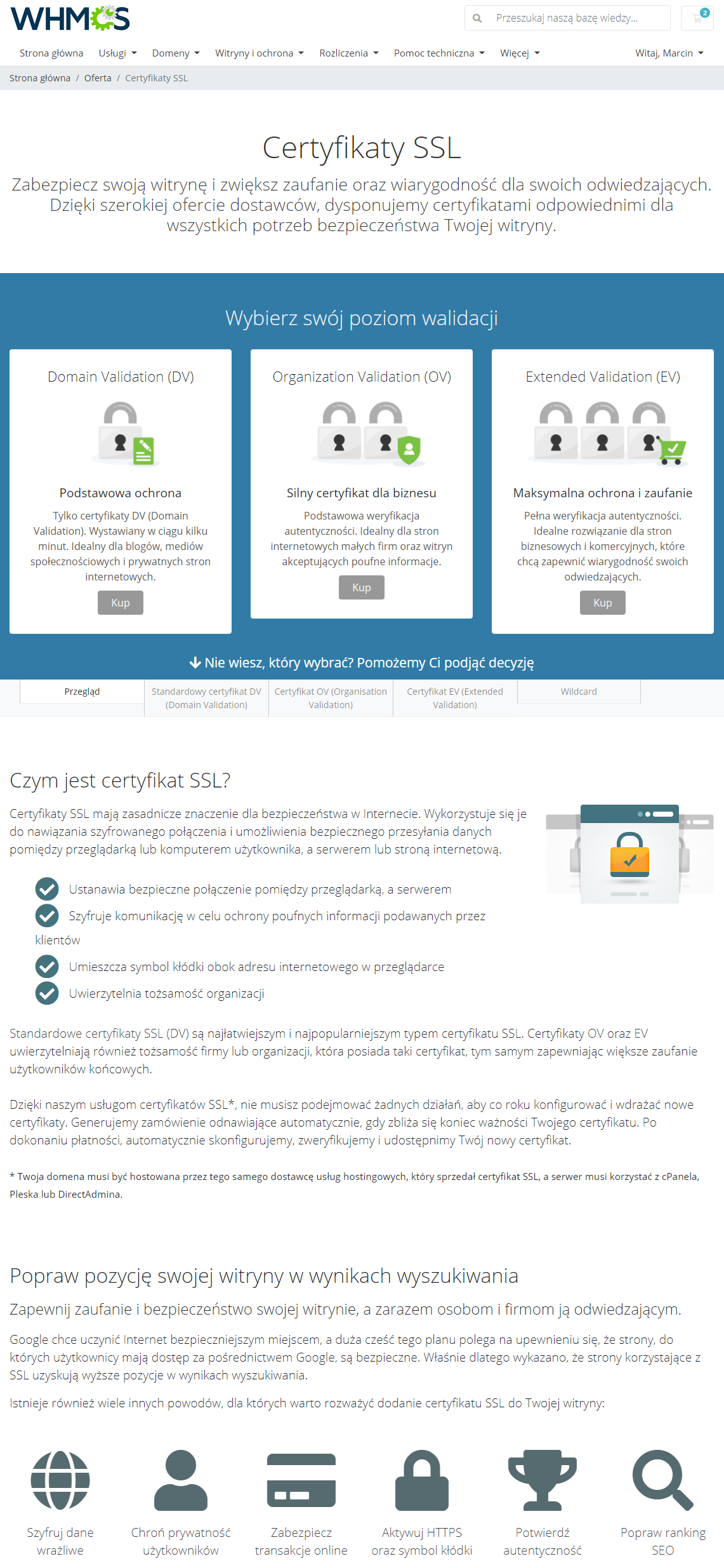 Polish Language Translation For WHMCS: Module Screenshot 15