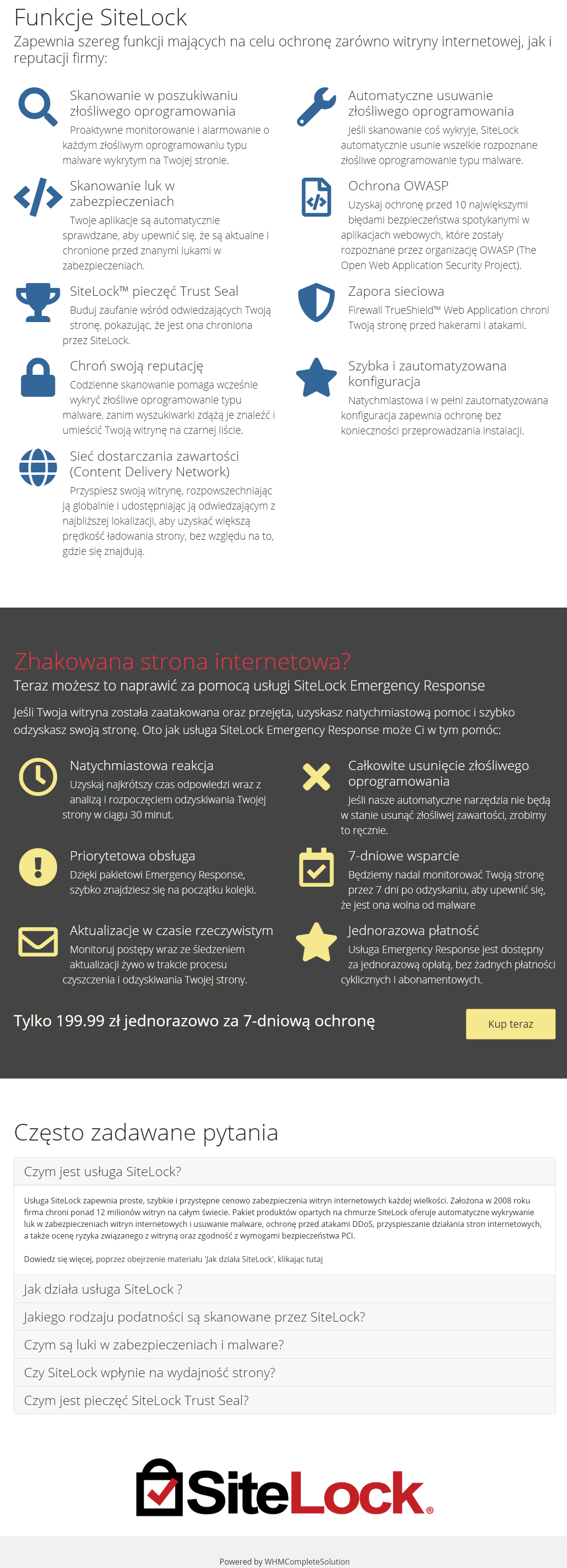 Polish Language Translation For WHMCS: Module Screenshot 18