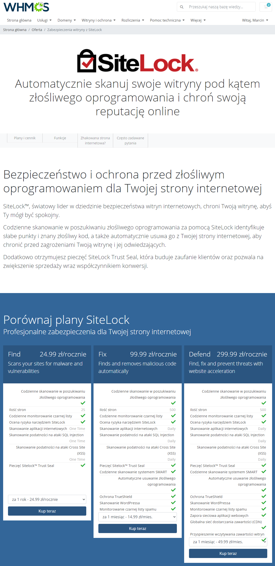 Polish Language Translation For WHMCS: Module Screenshot 17