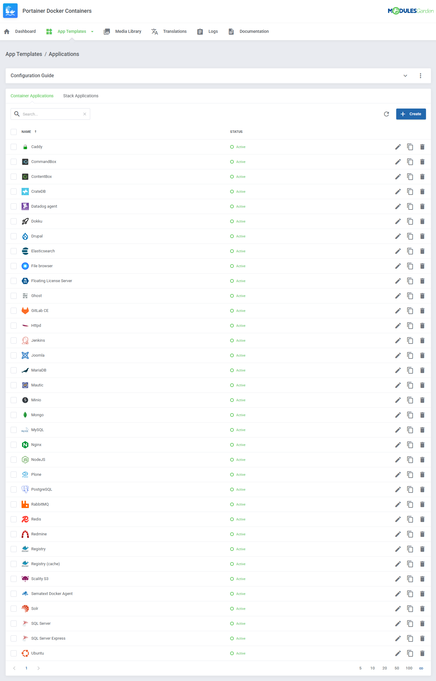 Portainer Docker Containers For WHMCS: Module Screenshot 14
