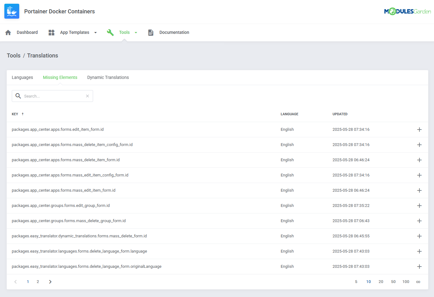Portainer Docker Containers For WHMCS: Module Screenshot 27