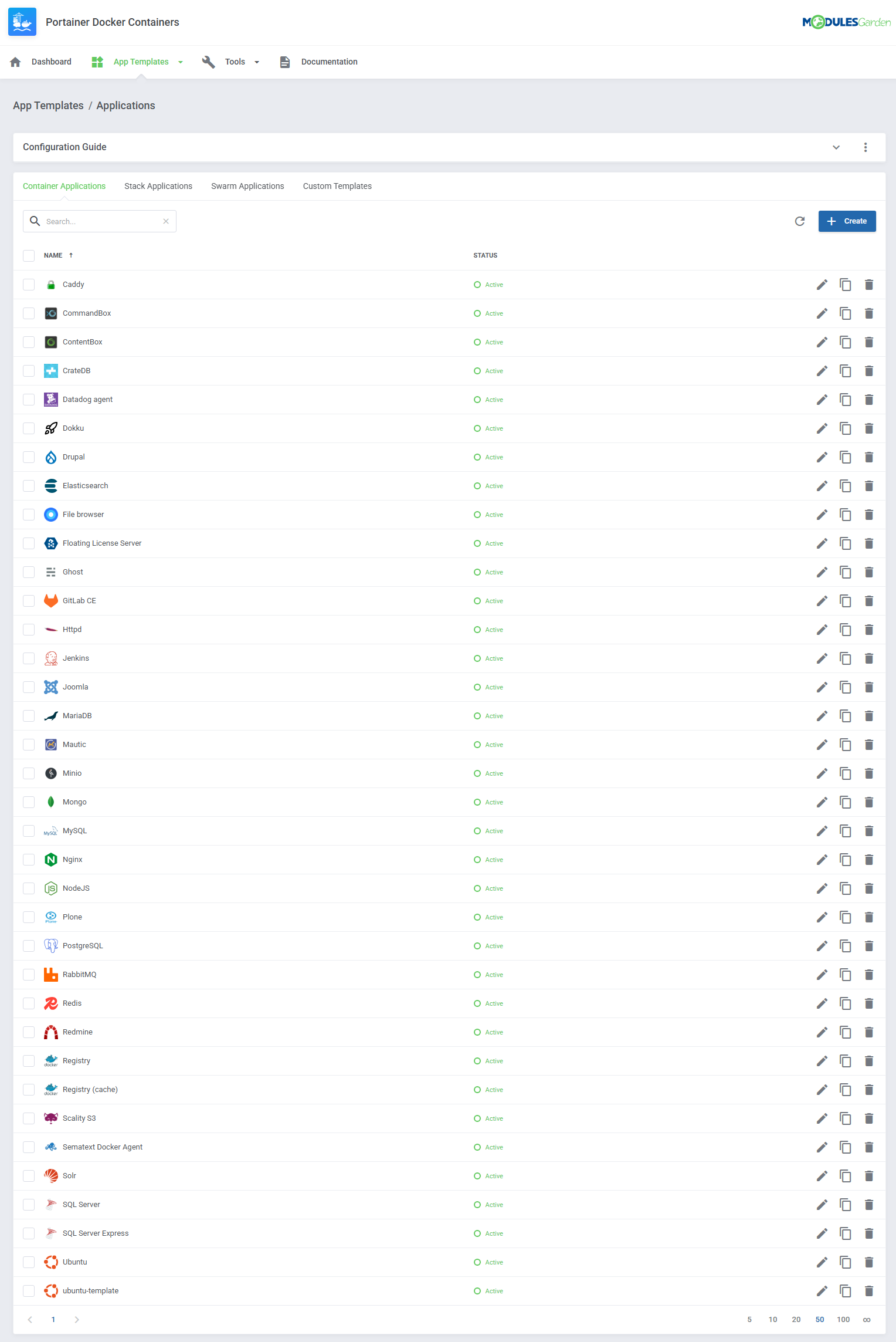Portainer Docker Containers For WHMCS: Module Screenshot 15