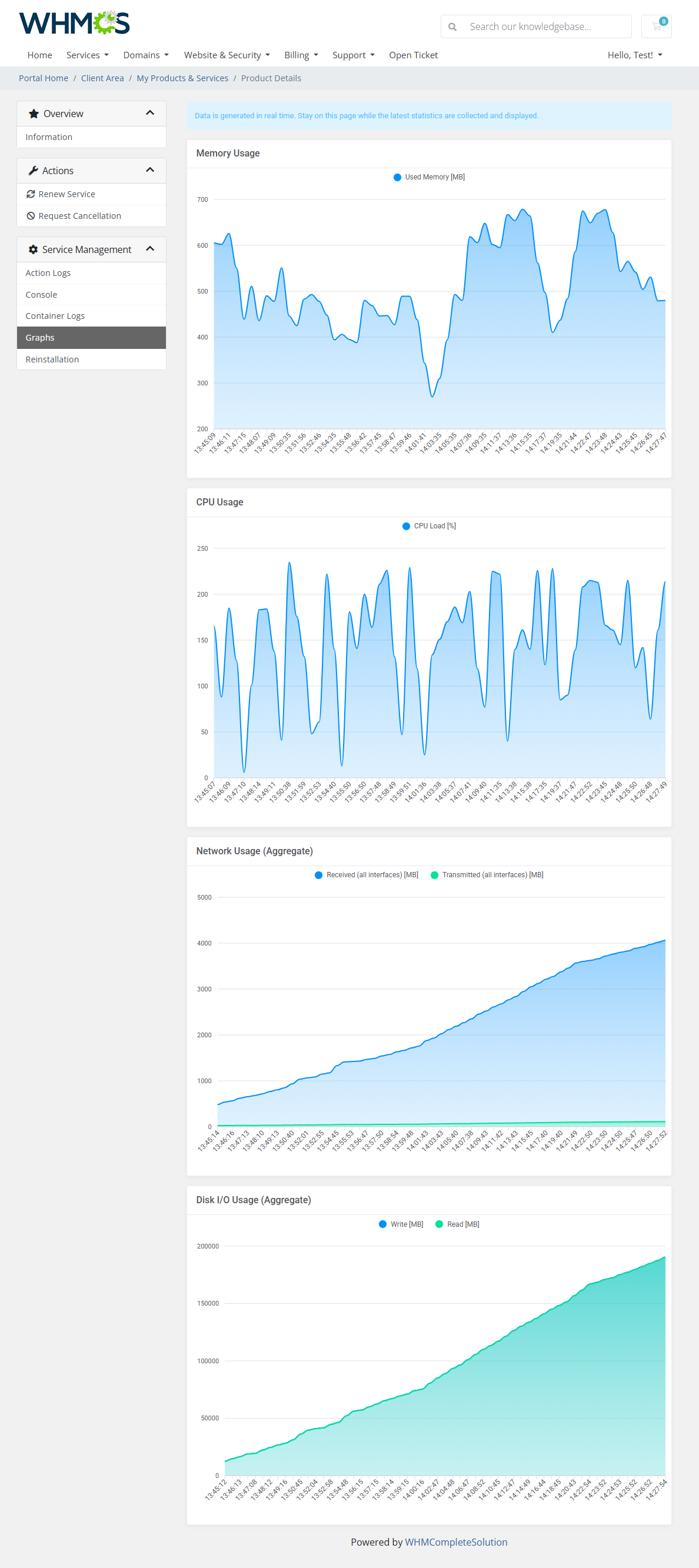 Portainer Docker Containers For WHMCS: Module Screenshot 6