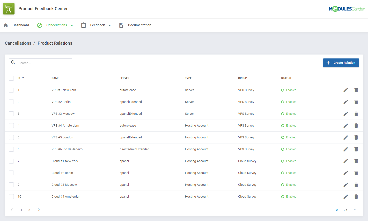 Product Feedback Center For WHMCS: Module Screenshot 13