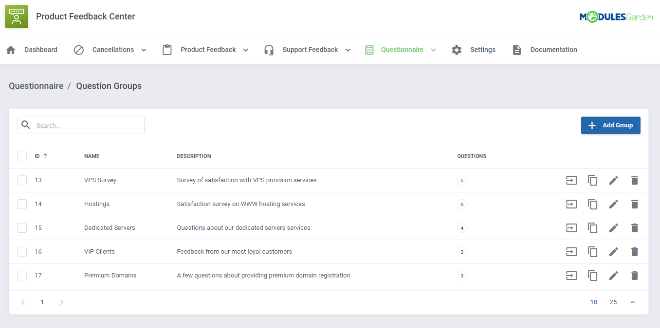 Product Feedback Center For WHMCS: Module Screenshot 30