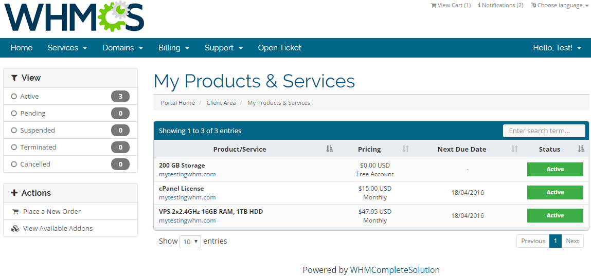 Product Linker For WHMCS: Screen 6