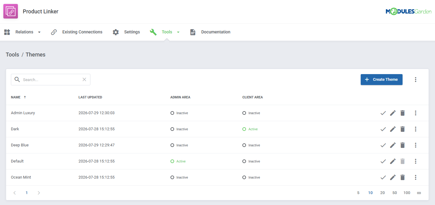 Product Linker For WHMCS: Module Screenshot 13