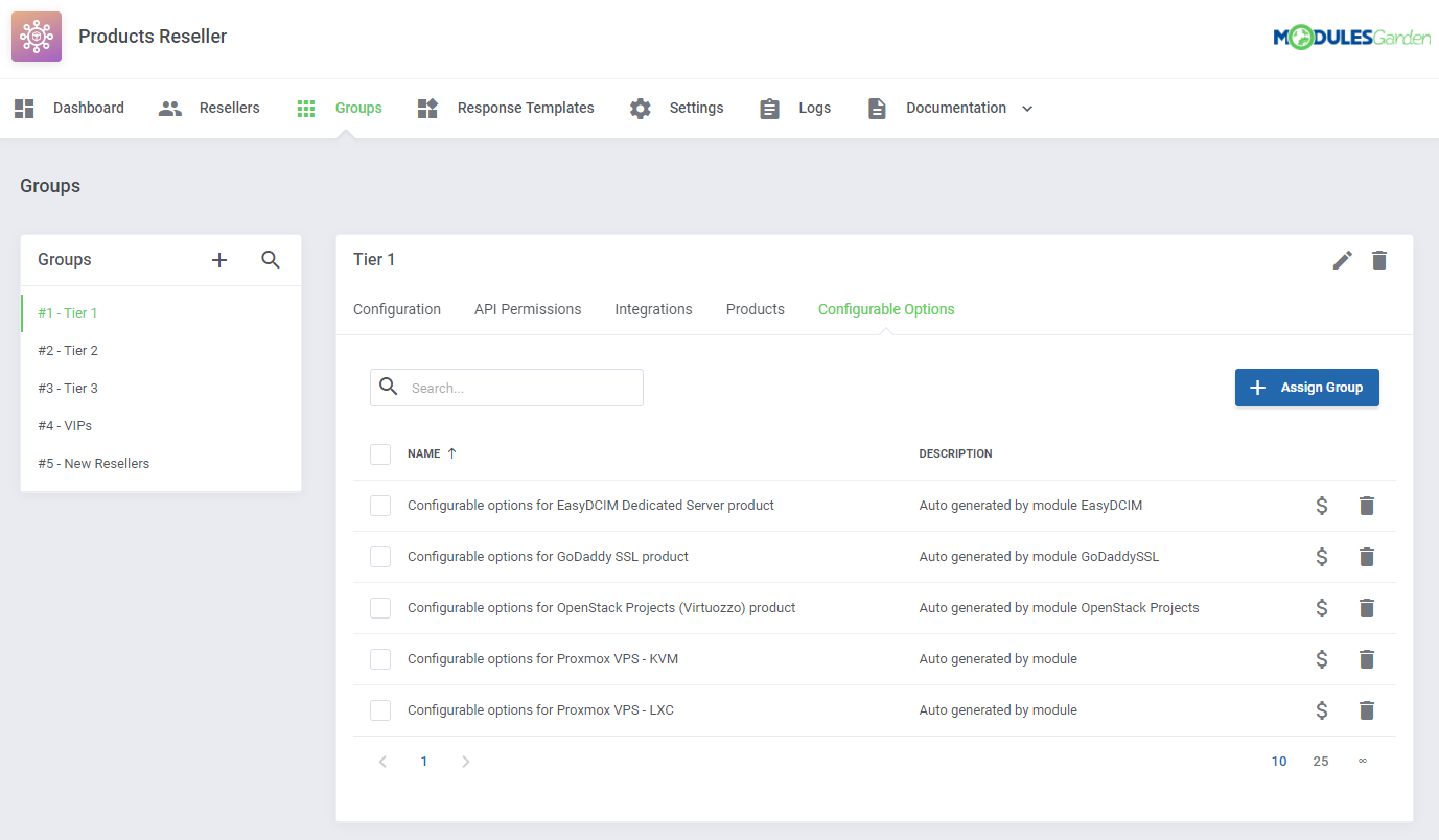 Products Reseller For WHMCS: Module Screenshot 15