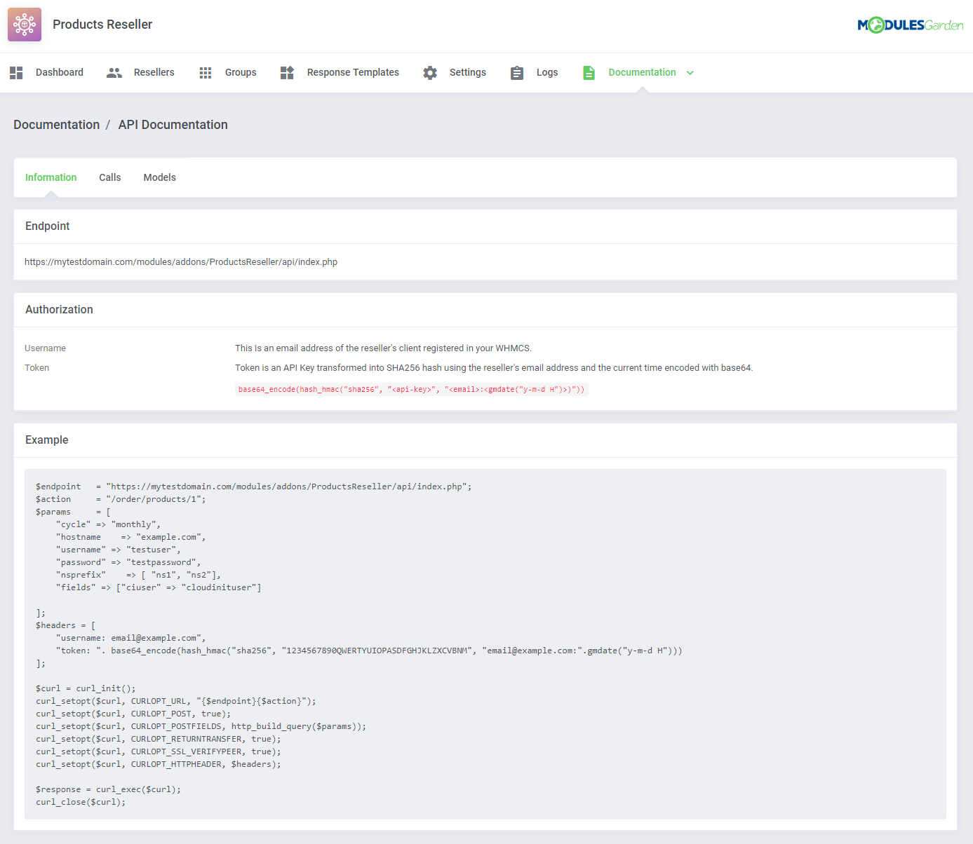 Products Reseller For WHMCS: Module Screenshot 20